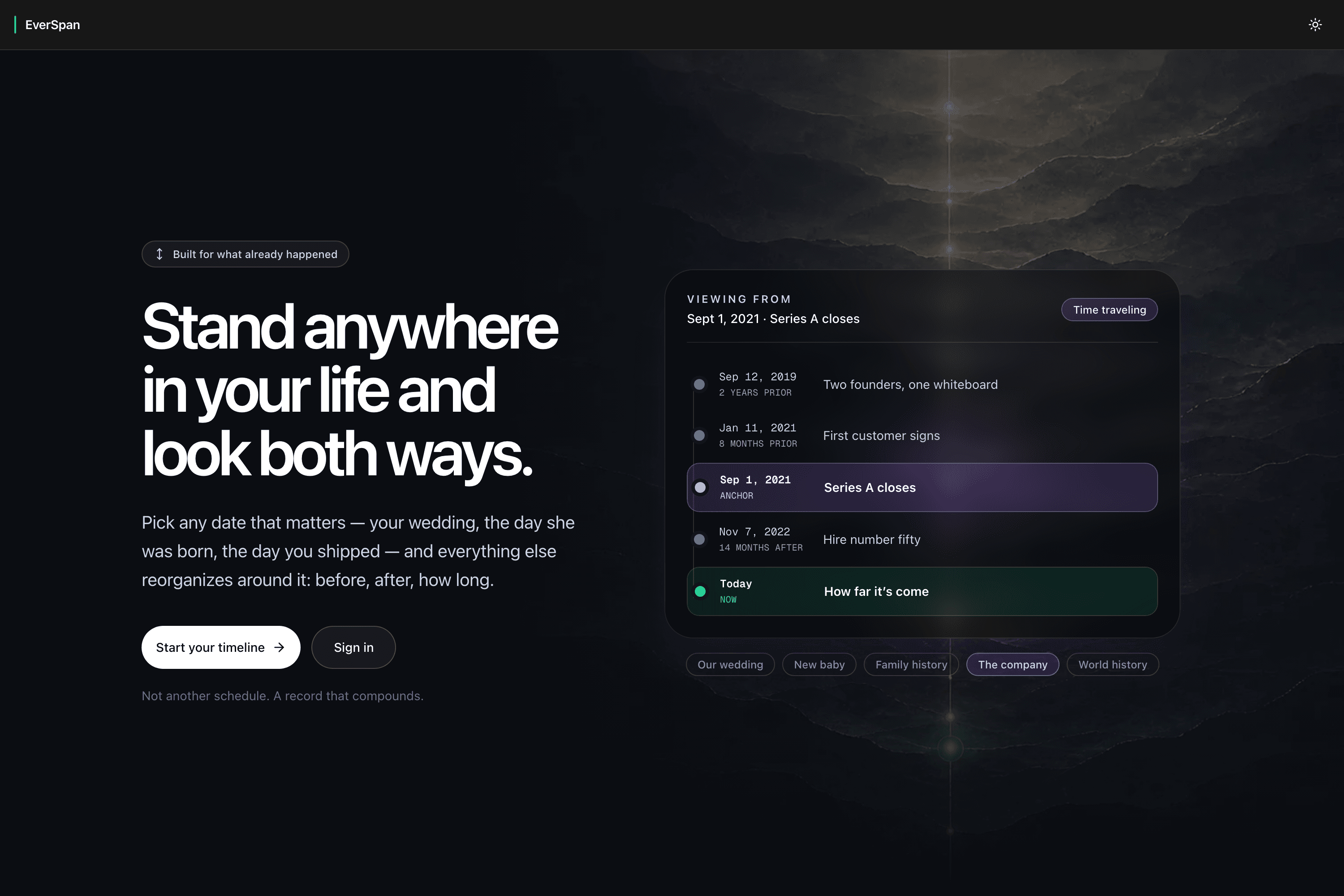 everSpan.ai interface